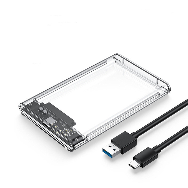 USB3.0 USB3.1 Transparent 2.5 Inch SATA Hard Disk Box New 8TB Internal Solid State SSD & Mechanical Laptop Hard Disk Storage