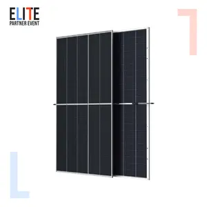 พลังงานสูง Bifacial 500วัตต์550วัตต์600วัตต์650วัตต์โมโนแผงเซลล์แสงอาทิตย์แผงเซลล์แสงอาทิตย์สำหรับบ้านระบบพลังงานแสงอาทิตย์ PV