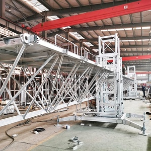 Plateforme de travail pour bâtiments de grande hauteur : Échafaudage électrique, monte-mât, tables élévatrices métalliques modernes pour plateformes de travail - Product Image 1