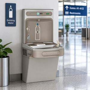 Distributeur d'eau mural à détection automatique pour extérieur, idéal pour les maisons, les écoles, les lieux publics et les stations-service – Conception murale - Product Image 4