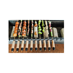 Grill Électrique Multifonctionnel 8 Personnes Sans Fumée pour Raclette et Barbecue en Pierre, Idéal pour l'Intérieur - Product Image 5