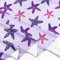 Motifs de fleurs tropicales mates impression stretch 82% polyester 18% spandex tissu maillots de bain imprime