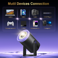 Proyector de Tiro Corto TURN 1, Relación 0.9:1, 720P, Decodificación 4K, Android 14, WiFi6, HDMI, USB Tipo-C, Proyector Inteligente para Hogar y Oficina