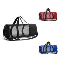 Sac de sport en maille pratique pour le voyage, sac de sport d'extérieur facile à transporter ou à rincer pour éliminer la sueur et le sable dans l'eau