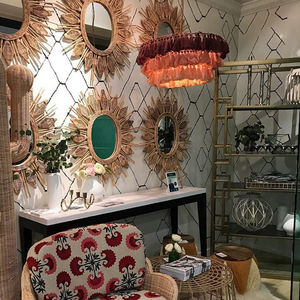 Lampes suspendues modernes en rotin faites à la main plafonnier en bois <span class=keywords><strong>suspension</strong></span> lanterne bambou <span class=keywords><strong>suspension</strong></span> pour l'éclairage de la décoration intérieure - Product Image 5