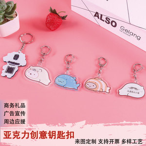 Llavero de acrílico Juyin con colgante de dibujos animados de 5 cm, personalizable, regalo para fanáticos del anime - Product Image 5