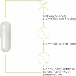 Cápsulas Blandas de N-Acetil L-Cisteína de Marca Privada de Alta Calidad, Antioxidante que Apoya y Promueve la Salud Respiratoria - Product Image 3