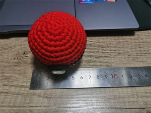 Jouet balle pour bébé boule crochet personnalisée Halloween Crochet peluche <span class=keywords><strong>Pokeball</strong></span> petit Crochet <span class=keywords><strong>Pokeball</strong></span> Amigurumi - Product Image 2