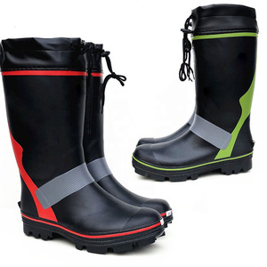 Bottes de jardin durables pour l'extérieur, bottes en caoutchouc imperméables pour hommes et femmes, bottes de pluie à lacets pour travaux de jardinage - Product Image 2