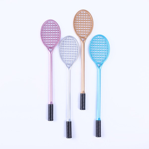Bolígrafo de Gel de Plástico con Forma de Raqueta de Bádminton/Tenis, Creativo, Bonito, para Regalo Promocional, Venta al Por Mayor - Product Image 1