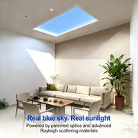 Plafonnier SkyLight bleu 150W, simule l'irradiation du soleil et le rythme biologique, lumière artificielle pour salon, bureau