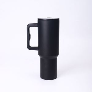 40oz <b>Travel</b> Car H4.0 <b>Handle</b> Tumbler Stainless Vacuum <b>Mug</b> Lid Straw Non-Slip ODM Custom Design - Product Image 6