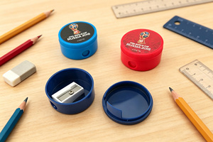 <span class=keywords><strong>Taille</strong></span>-<span class=keywords><strong>crayon</strong></span> en plastique et métal mignon et durable pour enfants, sans bris de mine, facile à nettoyer, portable avec bac à copeaux - Product Image 5