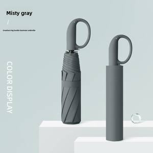 <span class=keywords><strong>Parapluie</strong></span> portable robuste et renforcé en alliage, entièrement automatique, avec boucle annulaire, extra large, pour hommes et femmes, idéal pour les affaires et les activités de plein air - Product Image 6