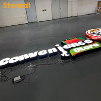 Enseigne LED 3D Cornall à lettres canal, étanche IP67, en acier inoxydable, pour publicité intérieure/extérieure, panneau logo de marque pour magasins
