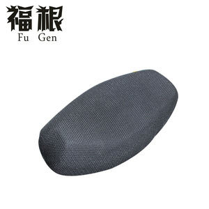 Housse de siège pour scooter électrique Fu Gen, maille 3D, couverture complète, respirante, noire - Product Image 1