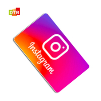 Mode Google A mazon Facebook Yelp Tap PVC LOGO imprimé double face usine personnalisée NFC 213/215/216 1K RFID carte de visite