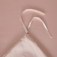 Parure de lit de luxe en soie de mûrier 100% tissée 19MM avec housse de couette et drap plat certifiée OEKO-TEX, taille personnalisable