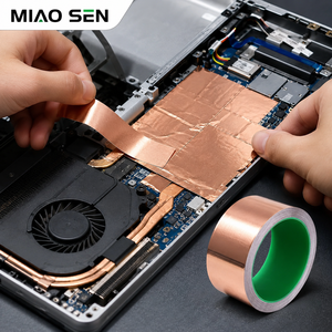 Conductive Heat-Resistant Copper Foil Adhesive Tape EMI Shielding Electric Barrier Masking Tape <strong>Snail</strong> Slug <strong>Repellent</strong> Stained - Product Image 5