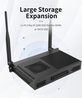 JWIPC Dernière Smart Intel Core I3/I5/I7 OPS DDR4 Support LGA mini pc 4K display fanless computer OPS mini computer