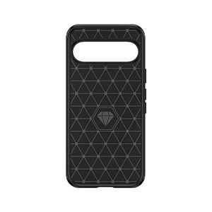 <span class=keywords><strong>Google</strong></span> Pixel 9 9 Pro携帯電話カバーバッグ用ソフトTPUカーボンファイバー電話ケース - Product Image 5