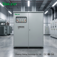 800kva 1000 1500 380v 100kva certifié Avr SBW 3 phases contrôlent individuellement 100% charge stabilisateur de régulateur de tension industriel