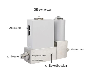 Hkfast ตัวควบคุมการไหลของก๊าซ FAHCS-6AL 4-20mA RS485 12-36VDC MFC 1-5V กำหนดเองได้ - Product Image 2