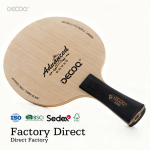 Raqueta de Tenis de Mesa Profesional Portátil DECOQ con Núcleo de Ayous y Goma Inferior de <span class=keywords><strong>Limba</strong></span>+Ayous - Product Image 3