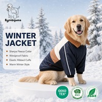 Manteau d'hiver pour animaux de compagnie ODM OEM, veste de moto vintage pour animaux de compagnie, vêtements d'hiver coupe-vent en cuir PU pour chiens de taille moyenne à grande