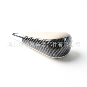 หัวเกียร์คาร์บอนไฟเบอร์ ออกแบบตามหลักสรีรศาสตร์ สำหรับโตโยต้า ปราโด แลนด์ ครุยเซอร์ เกียร์อัตโนมัติ - Product Image 1