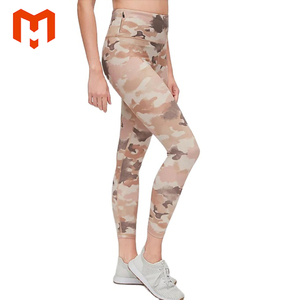 Personnalisé Camo Numérique Taille Haute Côté Fermeture À Glissière Cachée Femmes Leggings - Product Image 1