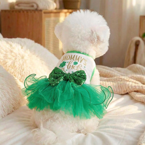 PETCIRCLE Ropa Nueva de Primavera/Verano para Perros Pequeños, Pomerania, Teddy, Falda Tutú Lucky Elf - Product Image 1