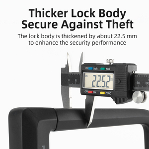 Khóa xe đạp chữ U ROCKBROS Silico, chống trộm, chắc chắn, chống nước, mã số kết hợp - Product Image 4