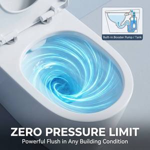 <span class=keywords><strong>WC</strong></span> intelligent de luxe pour femme, bidet intelligent à poser au sol, économie d'eau avec chasse d'eau à arrêt automatique, équipement sanitaire intelligent - Product Image 5
