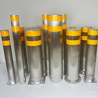 Poteaux de stationnement en acier inoxydable galvanisé anti-corrosion pour appartements et villas
