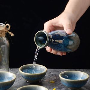 Juego de Sake Japonés Retro de Cerámica, Tazas para Degustación de Vino y Té, Taza de Sake Japonesa - Product Image 2