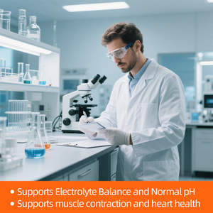 Cápsulas de Citrato de Potássio Personalizadas de Fábrica OEM/ODM Suplementos Alimentares Suplementos Minerais Essenciais para Mulheres e Homens - Product Image 2