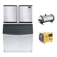 Cubo comercial fabricante de gelo 1000kg/24h, máquina industrial para gelo para negócios gelo