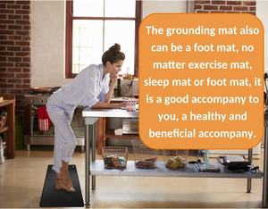 Tikar pembumian kulit 35.5 "x 23.6" ringan dengan kabel, pereda tidur & kecemasan lebih baik untuk penggunaan Manual tubuh & kaki - Product Image 4