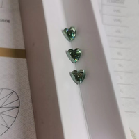 Bijouterie Colliers Bagues Boucles d'oreilles Diamants verts lâches Pierre de Moissanite