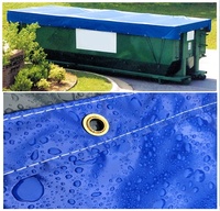 Bâche en tissu PVC enduit imperméable haute résistance 1000D, bâche en vinyle ignifuge pour couverture de camion, tente
