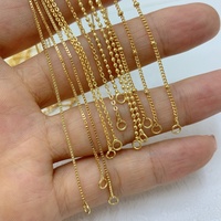 Collier de perles d'espacement plaqué or 18 carats de haute qualité avec chaîne en forme de O Accessoires de bijoux à la mode pour anniversaire