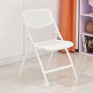 Wholesale Price Lightweight Modern Leisure School Training <b>Folding</b> <b>Chair</b> Foldable Hollow Banquet Wedding Event Garden <b>Chairs</b> - Product Image 2
