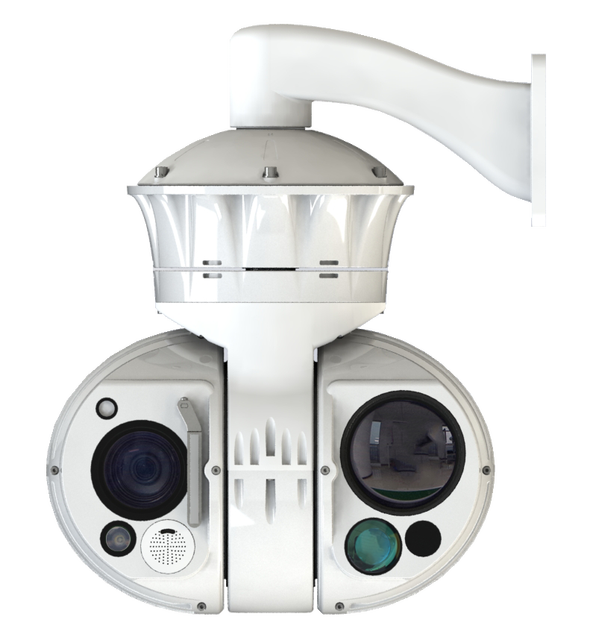 Vehicle Mount Dual View Visible Thermal Imaging Camera with 360 Degree PTZ