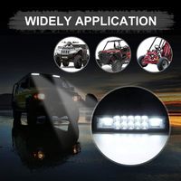 6 pouces LED Pods barre lumineuse mince 60W 10000Lm 12V/24V étanche antibrouillard projecteurs pour camions voiturettes de golf remorques 2 Pack nouveau