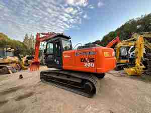 Excavadora de Construcción Más Vendida de HITACHI ZX200, Excavadoras Usadas en Buen Estado con Motor Original - Product Image 2