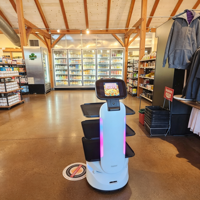 Robot de livraison de nourriture MiCity au prix d'usine, 3 plateaux, capacité de charge de 30 kg, robot serveur de restaurant avec commande à distance par application, robot en libre-service