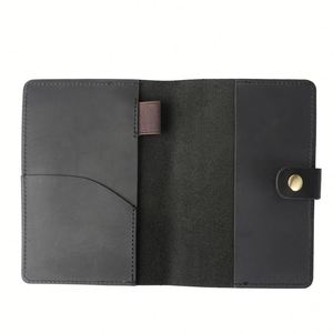 Durable <b>Wallet</b> Cover Case With Pen Genuine Leather Passport Card <b>Holder</b> for Travel Field Notes - Product Image 6