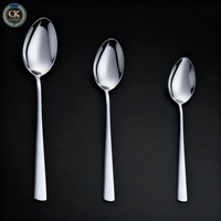 Ensemble de cuillères à café multi-tailles de haute qualité en acier inoxydable, compatibles lave-vaisselle, pour la cuisine et la salle à manger, fabriqué en Chine