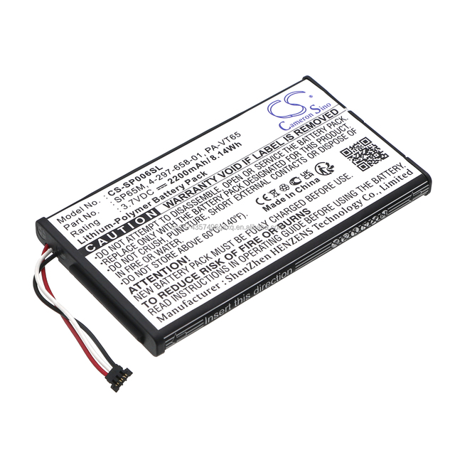 Battery for Sony PCH-1001, PCH-1006, PCH-1101, PlayStation Vita, PS Vita, PSV 1000 4-297-658-01, PA-VT65, SP65M